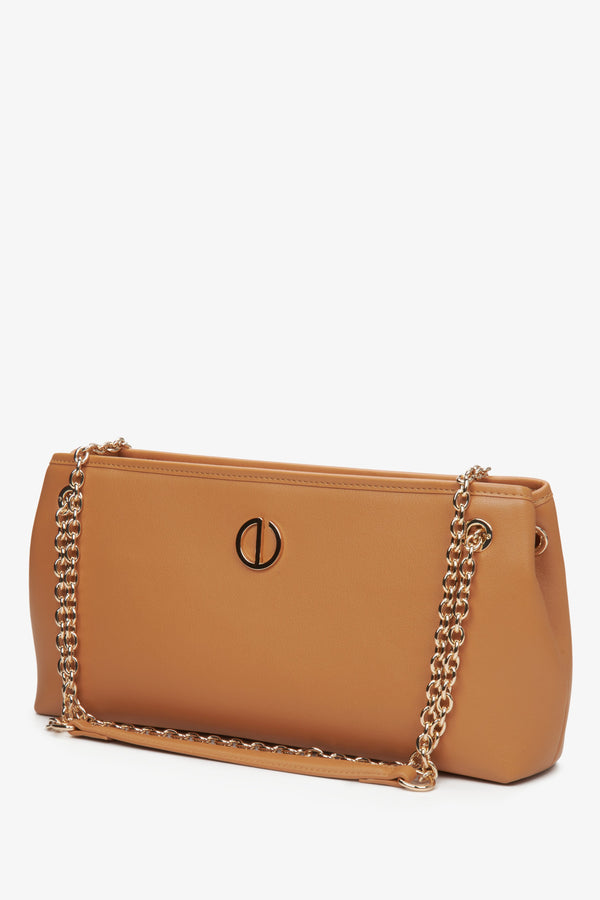 Women's brown leather bag Estro.