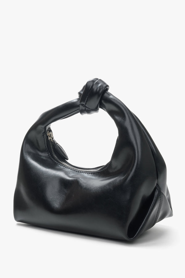 Women's small black evening bag by Estro.