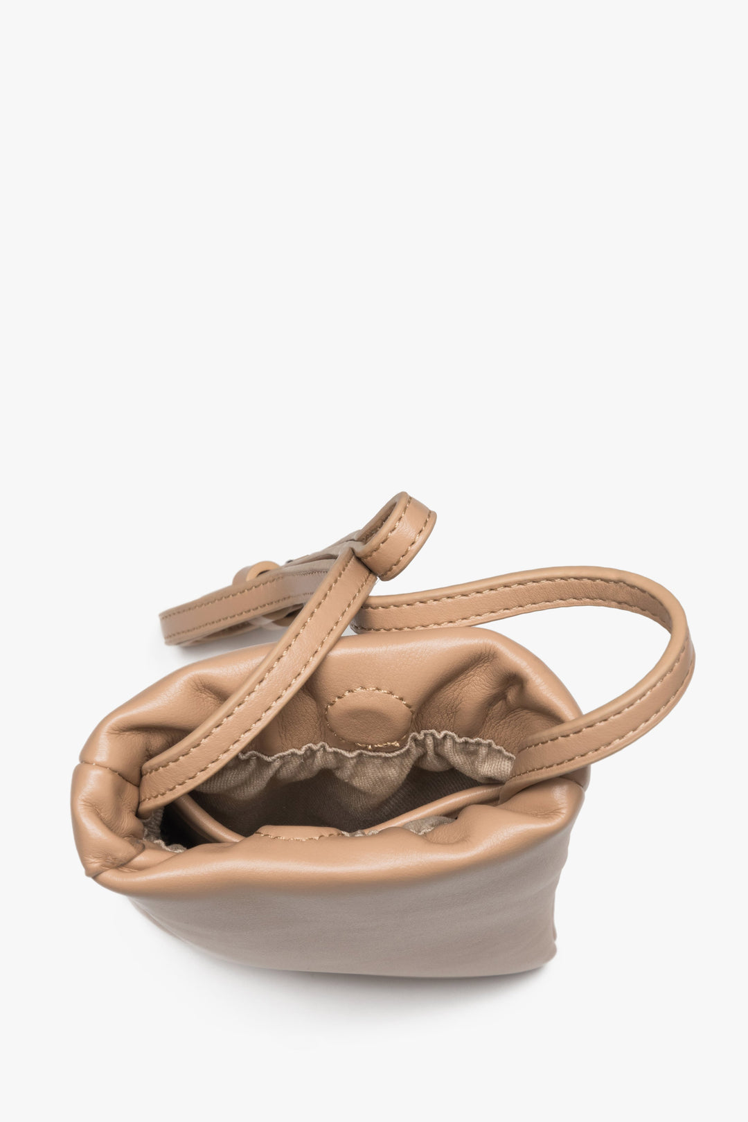 Women's leather phone bag by Estro.