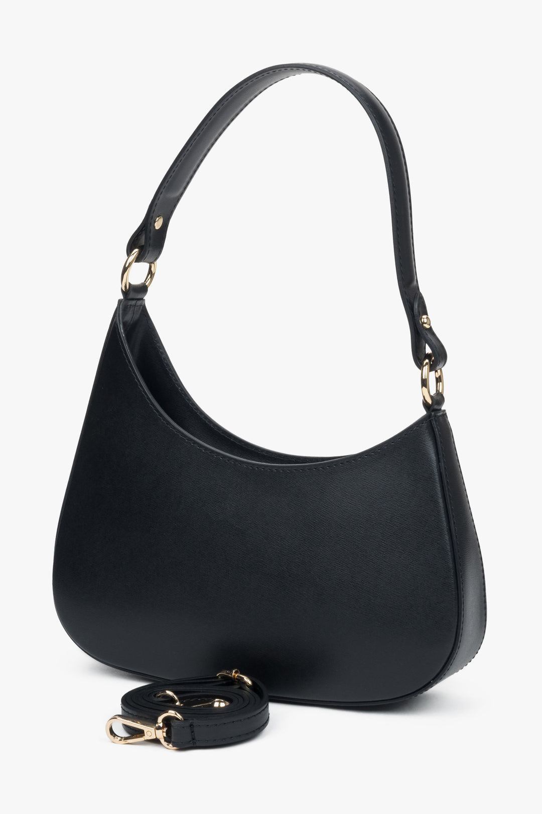 Elegant Black Shoulder Bag for Women by Estro.