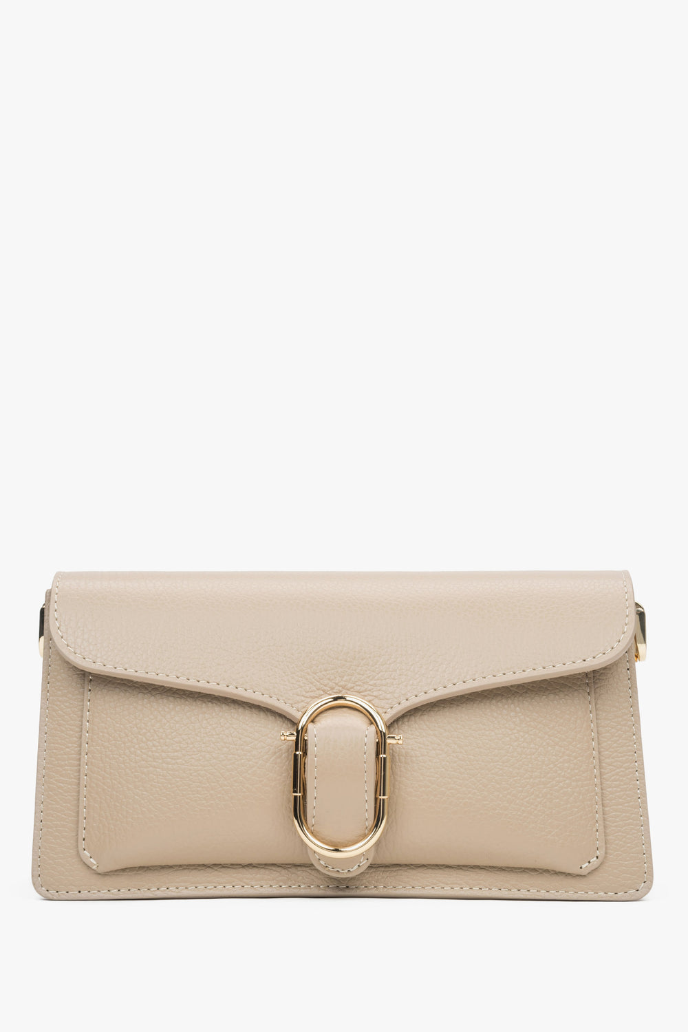 Women's Small Light Brown Shoulder Bag Handmade in Italy Estro ER00117128