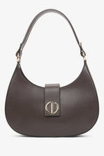 Dark Brown Handbag made of Italian Genuine Leather Estro ER00116364.