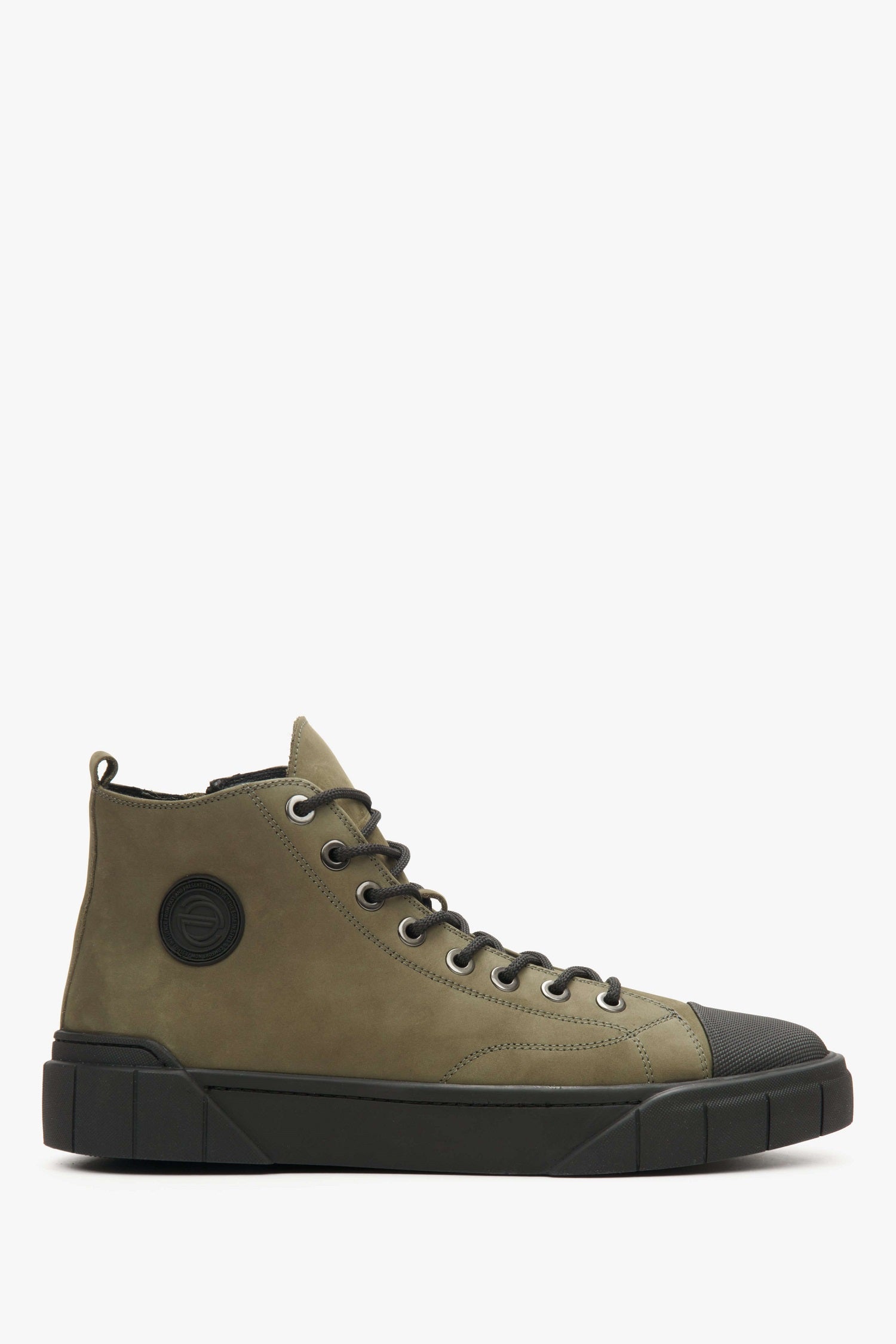 Men's Green High-top Winter Sneakers Estro ER00112034.