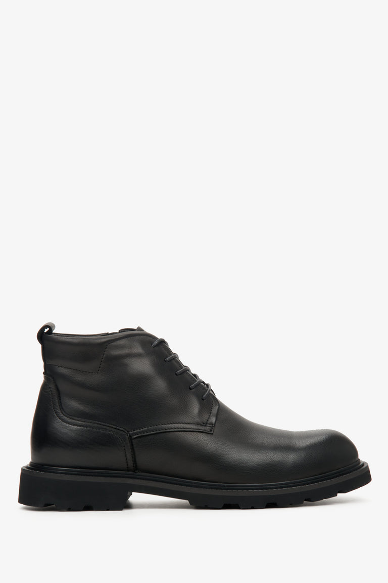 Men's Black Lace-Up Ankle Boots for Winter ⠂ESTRO Online Store – Estro ...
