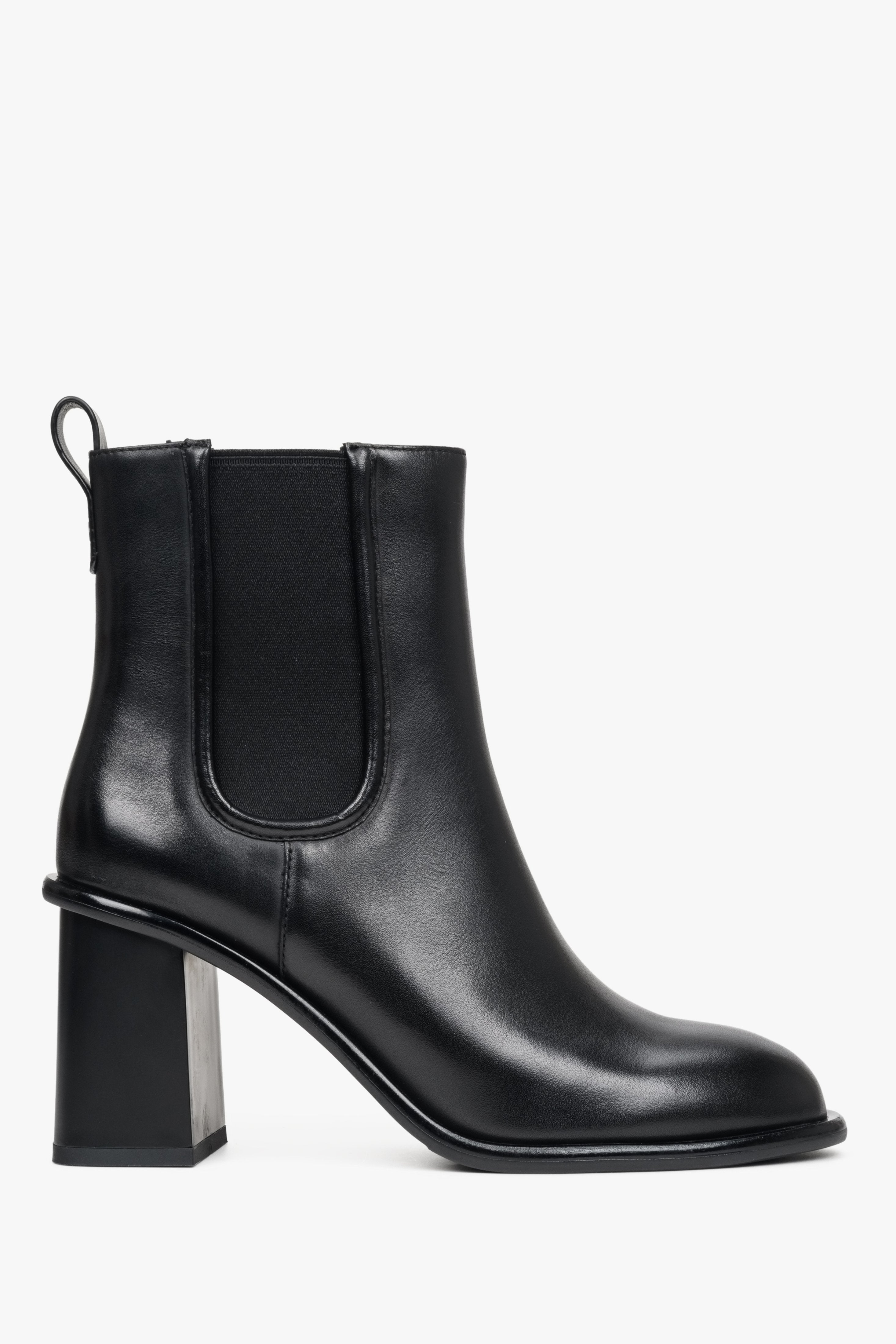 Women's Black High-Heeled Ankle Boots Estro ER00112110.