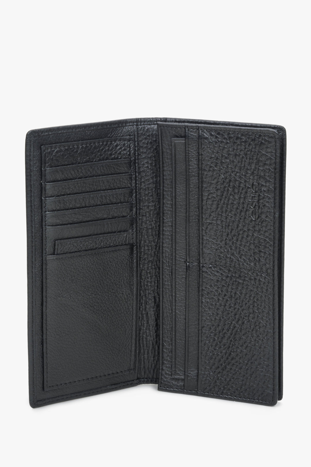 Estro black leather men's wallet.