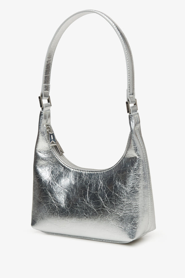 Silver women's hanbag Estro.