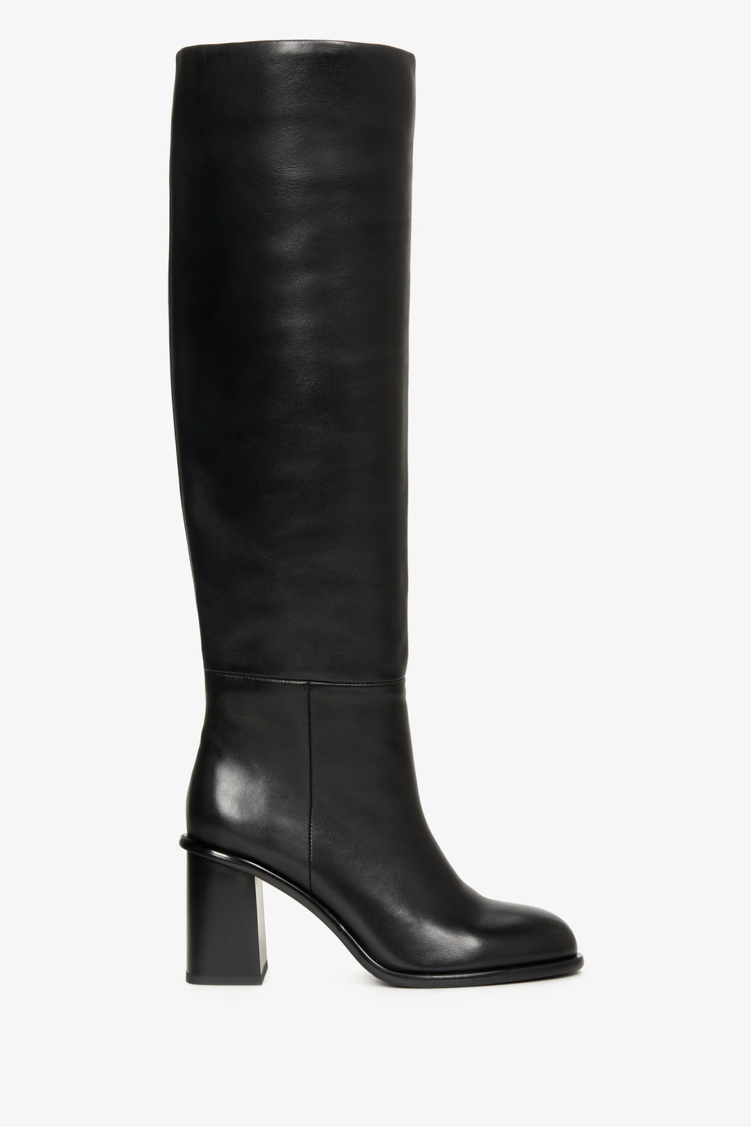 Black Women's Boots Natural Leather Estro ER00112107.