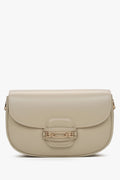 Women's Beige Shoulder Bag with Adjustable Strap Estro ER00115794.