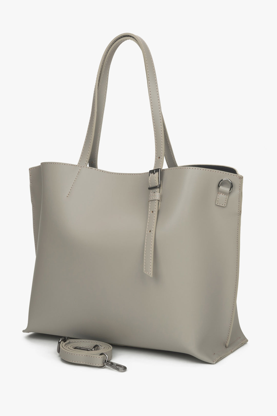Women's beige shopper bag Estro.