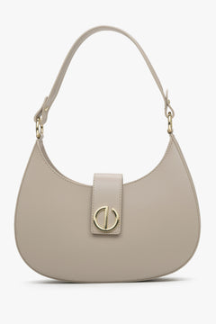 Beige Handbag made of Italian Genuine Leather Estro ER00114781.