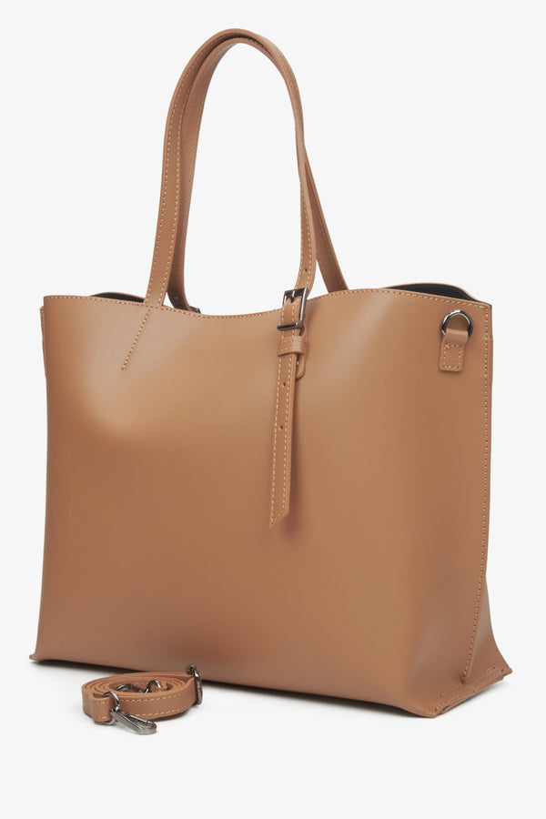 Women's brown shopper bag Estro.