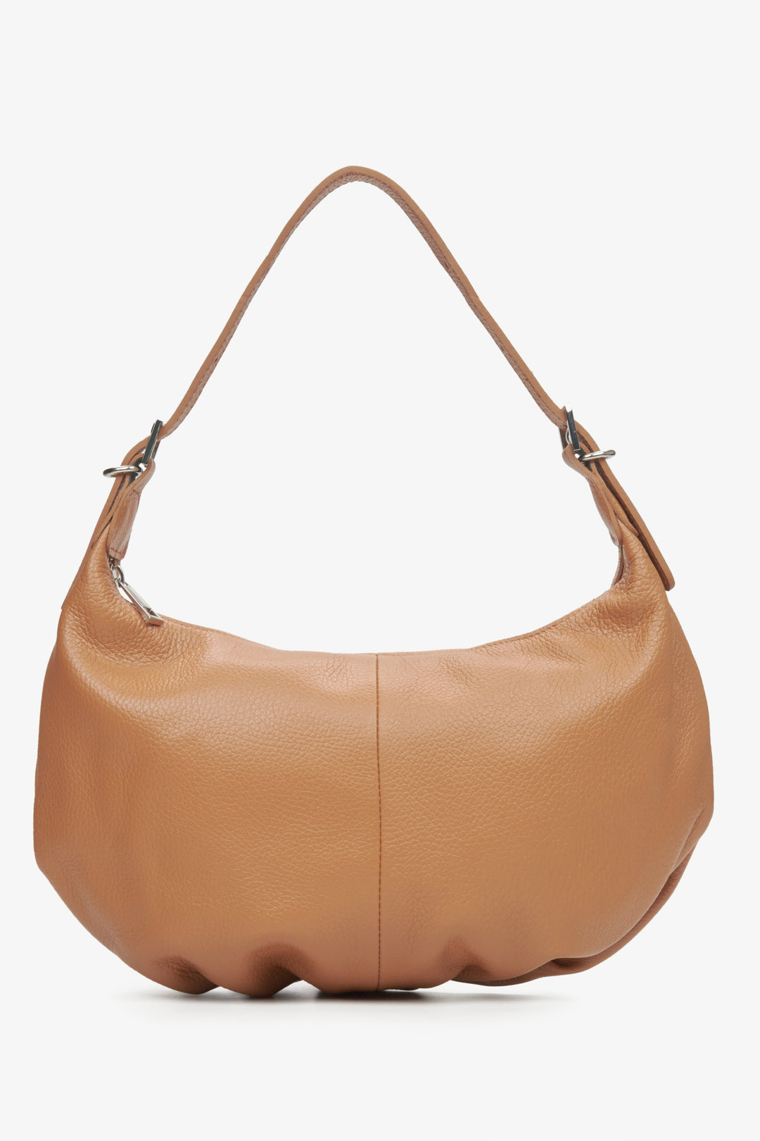 Women's Brown Baguette Bag made of Premium Italian Genuine Leather Estro ER00115280.