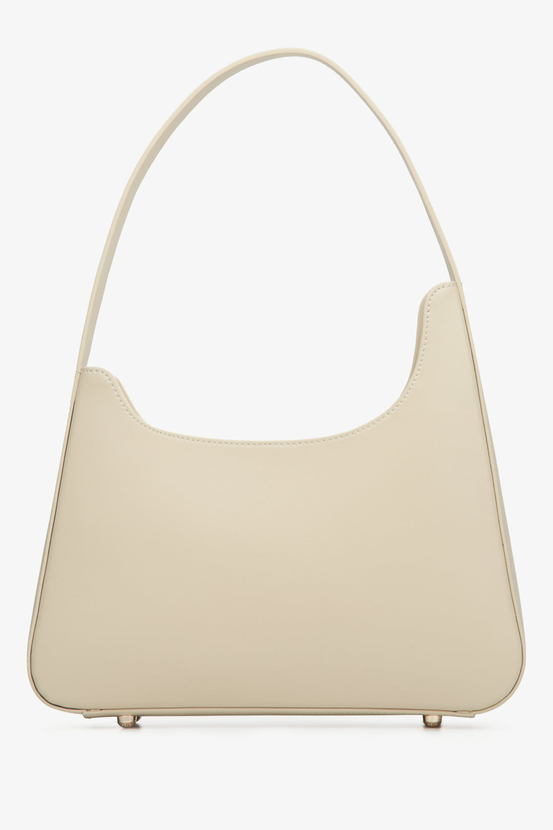 Women's light beige handbag Estro.