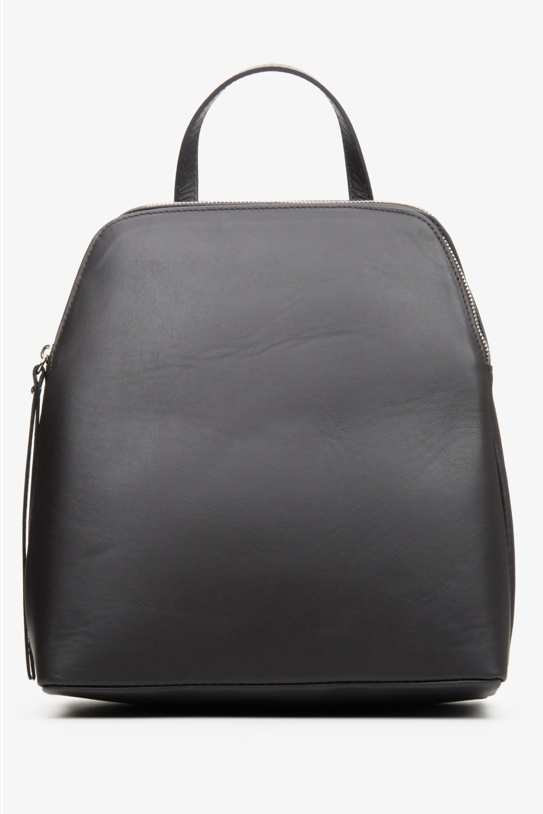 Women's Dark Brown Backpack Genuine Leather Estro ER00113306.