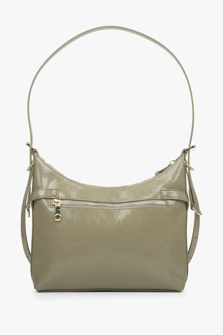 Women's olive Estro shoulder bag.