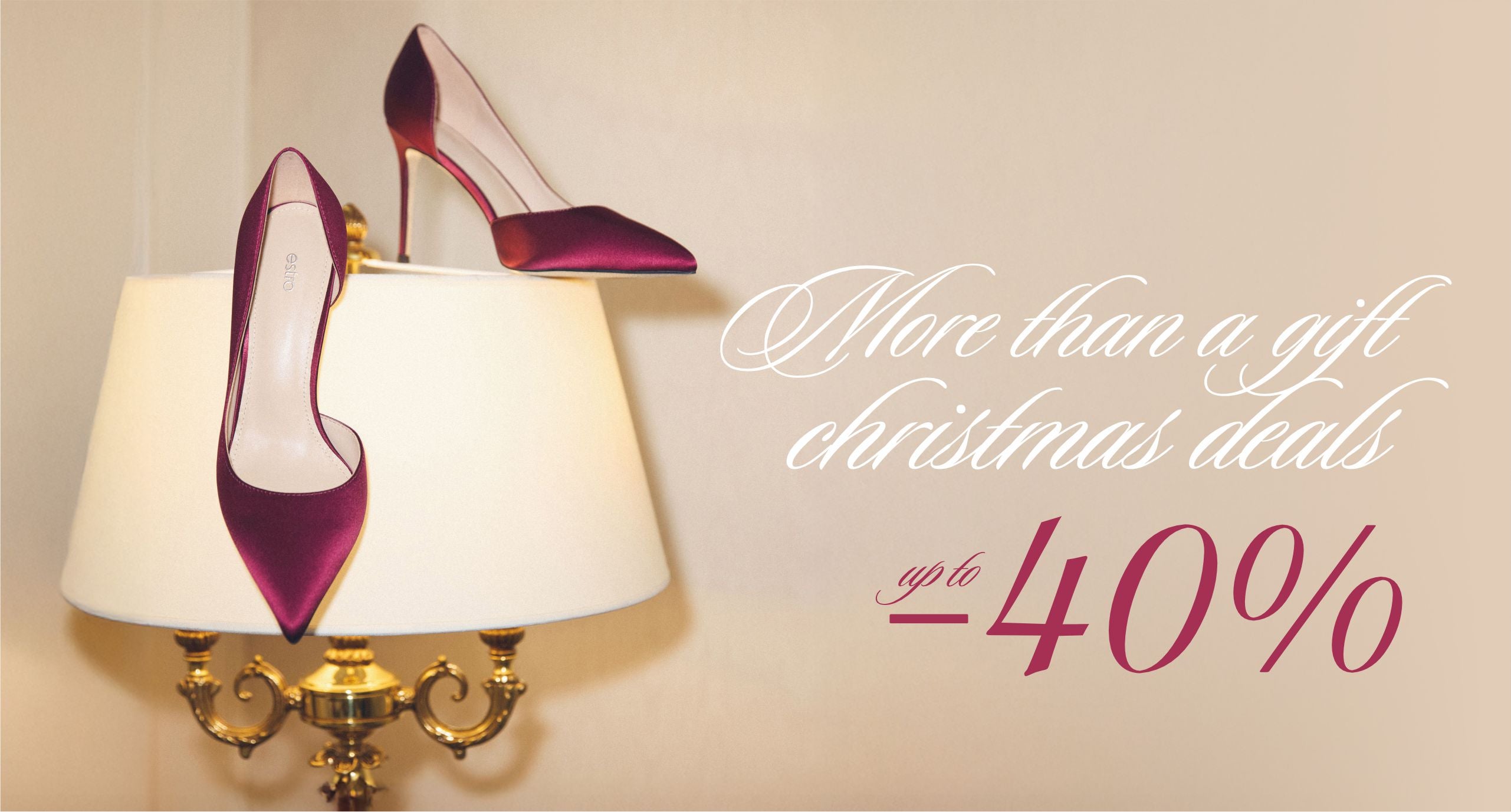 More than a gift!
Christmas deals up to -40%