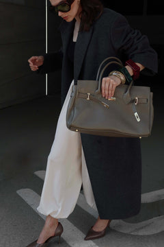 Spacious Italian leather bag, perfect for everyday use.