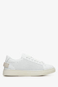 Women's White Sneakers made of Genuine Leather Estro ER00112857.