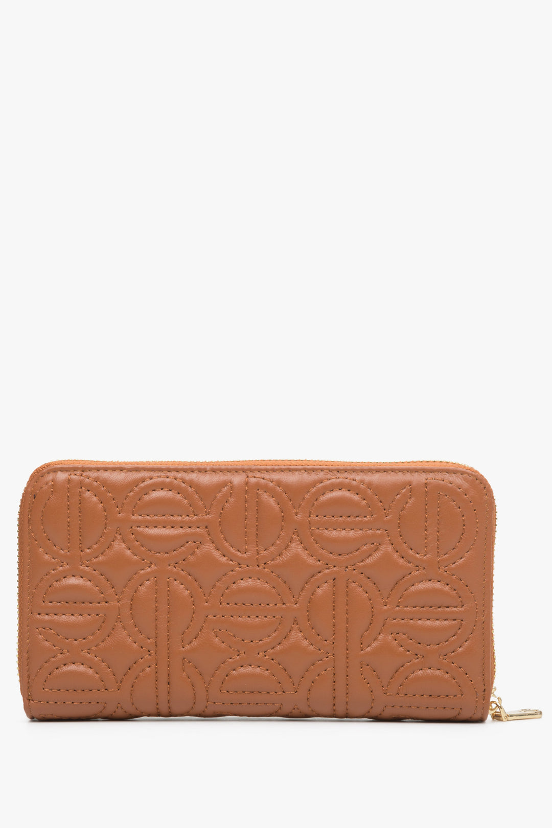 Women's Brown Leather Continental Wallet Estro ER00113670.