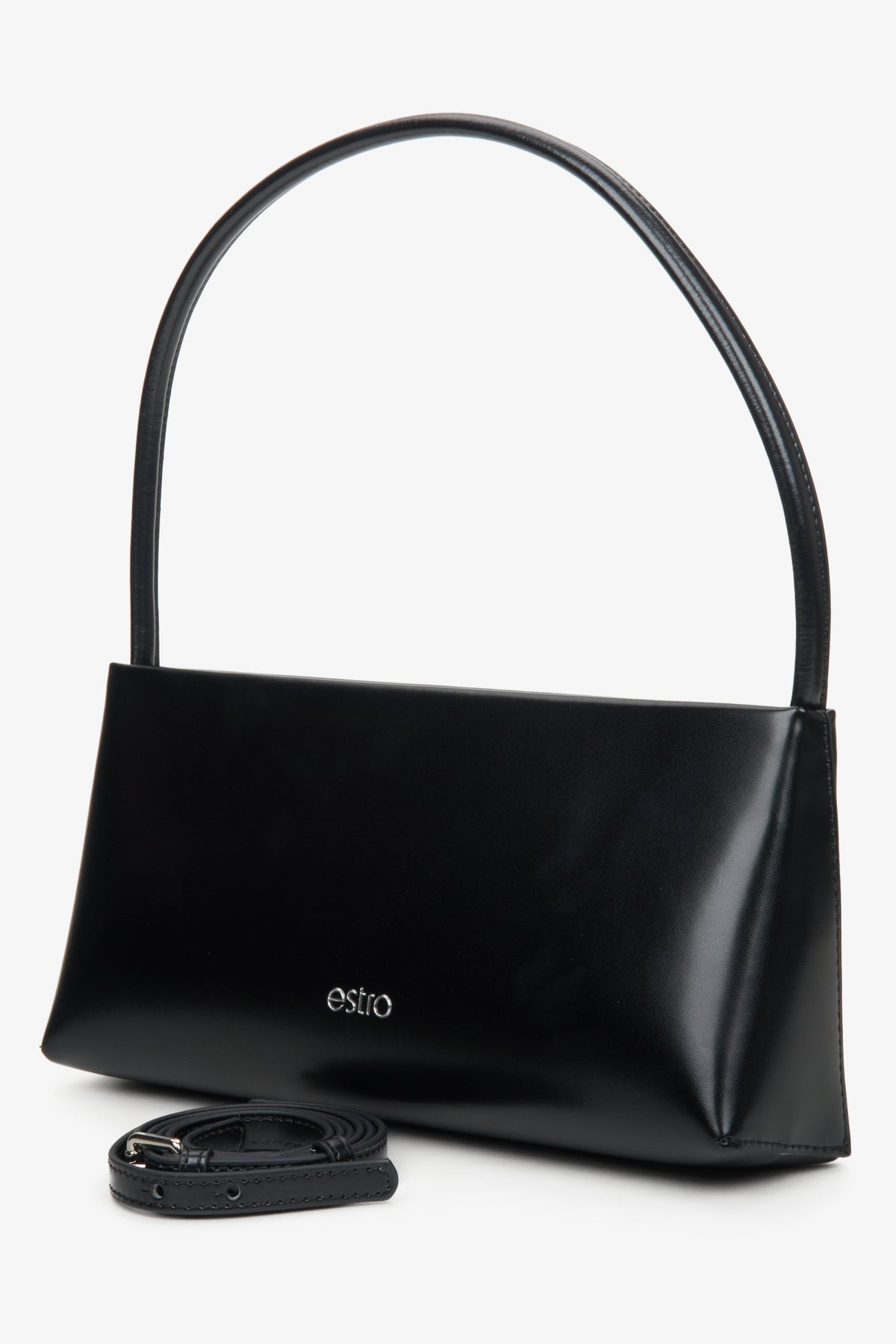 Estro small black handbag.