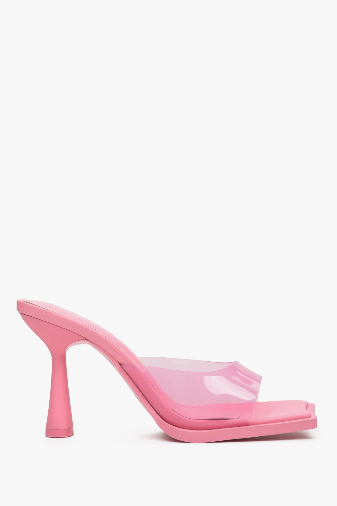Women's High Heeled Sandals with a Pink Sole Estro ER00113334.