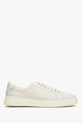 Men's Light Beige Sneakers Italian Genuine Leather Estro ER00113451.