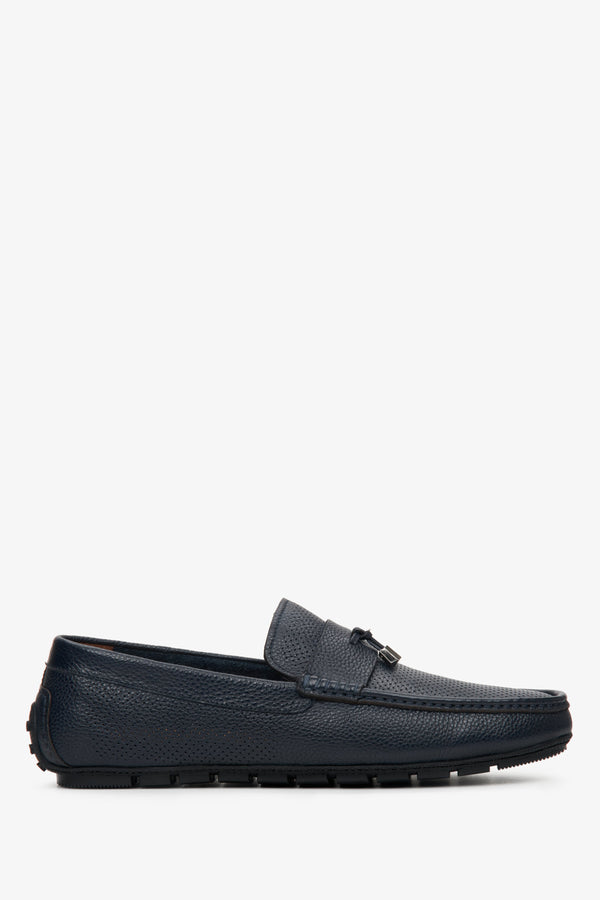 Men's Navy Blue made of Genuine Leather Estro ER00112572.