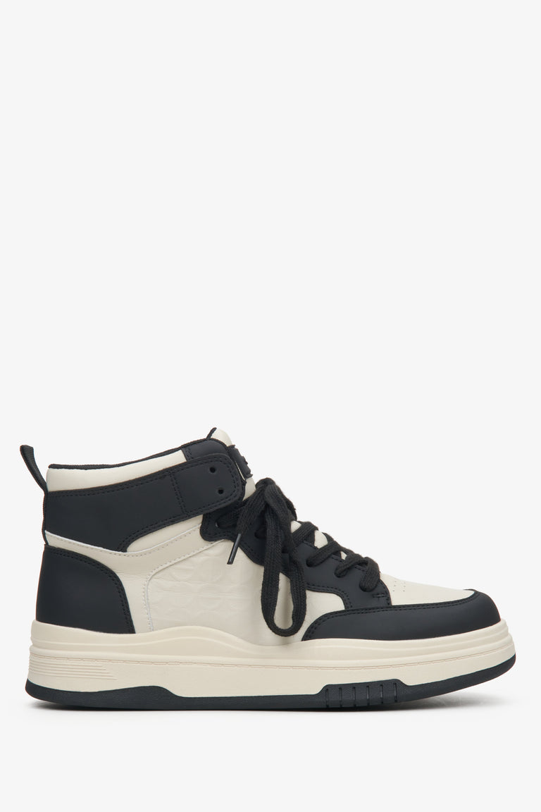 Women's High-top Sneakers made of Leather Estro ER00114291.