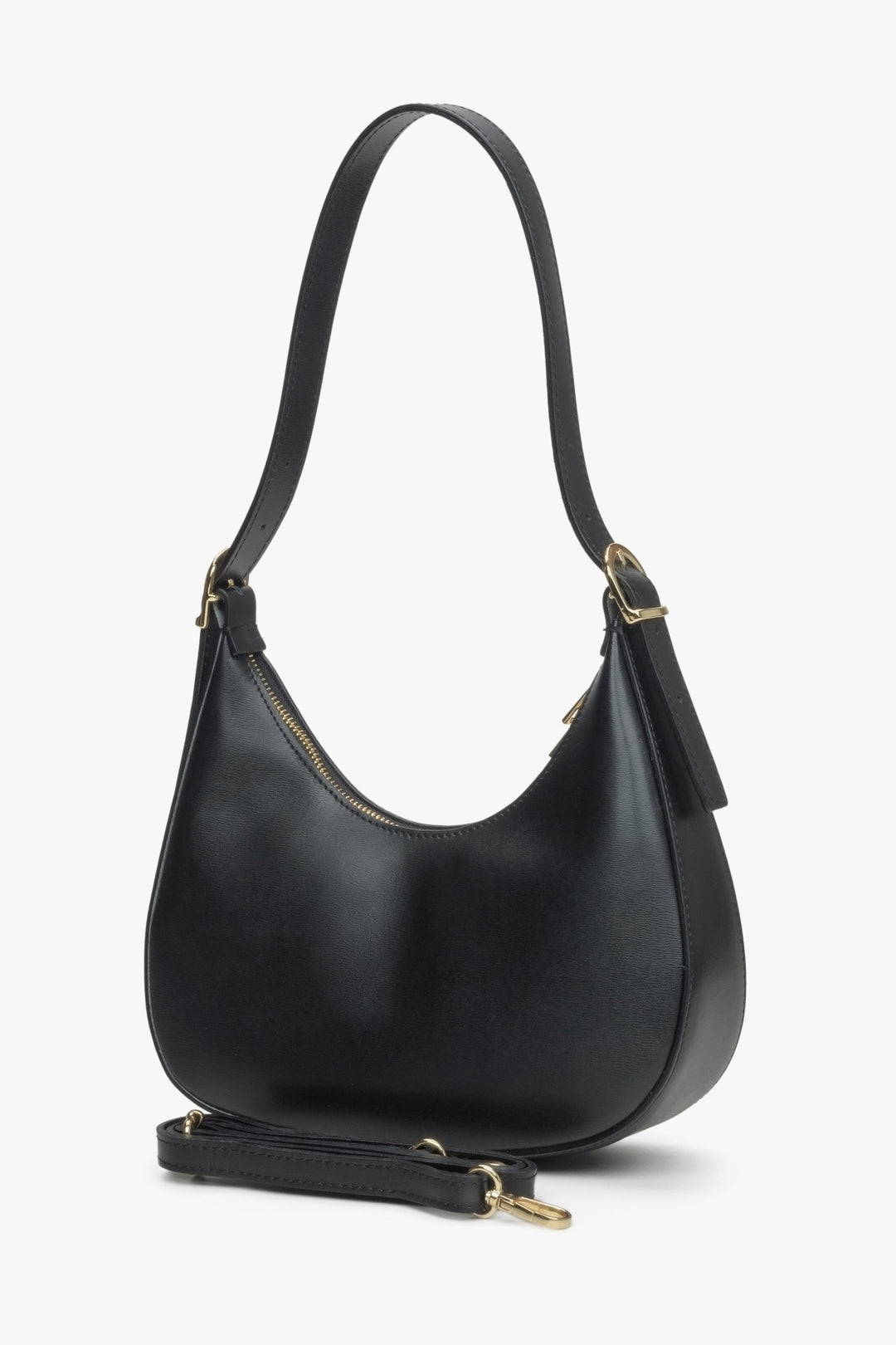 Women's black handbag by Estro.