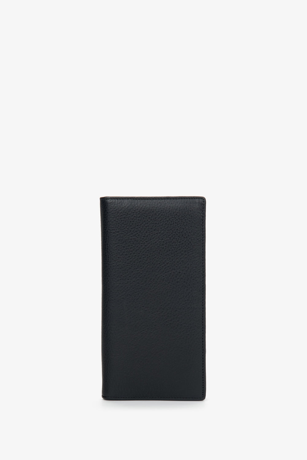 Men's Black Continental Wallet made of Genuine Leather Estro ER00110893.