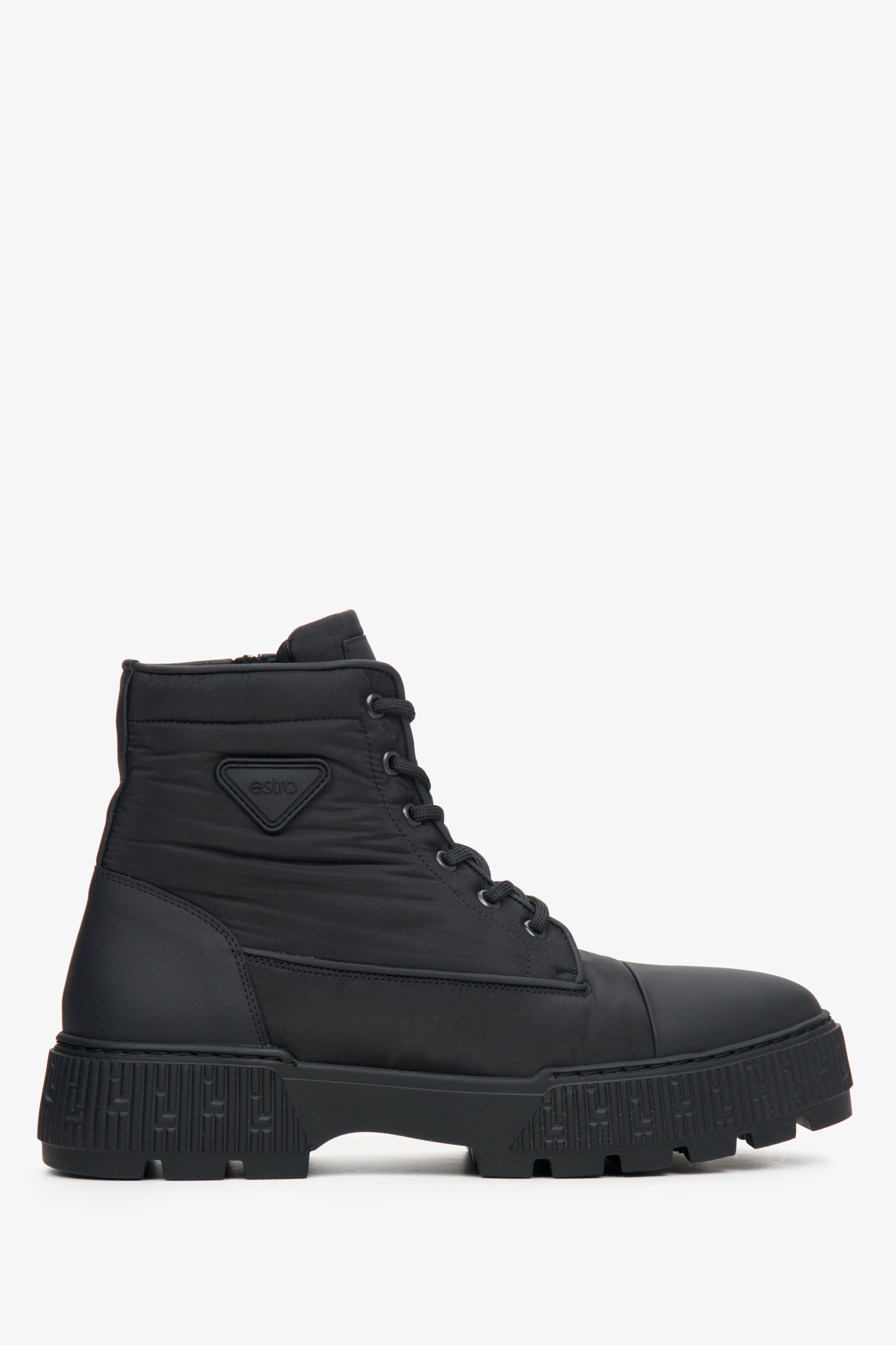 Men's Soft Boots in Black Estro ER00114068.