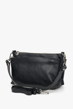 Women's Black Crossbody Bag Genuine Leather Estro ER00108787.