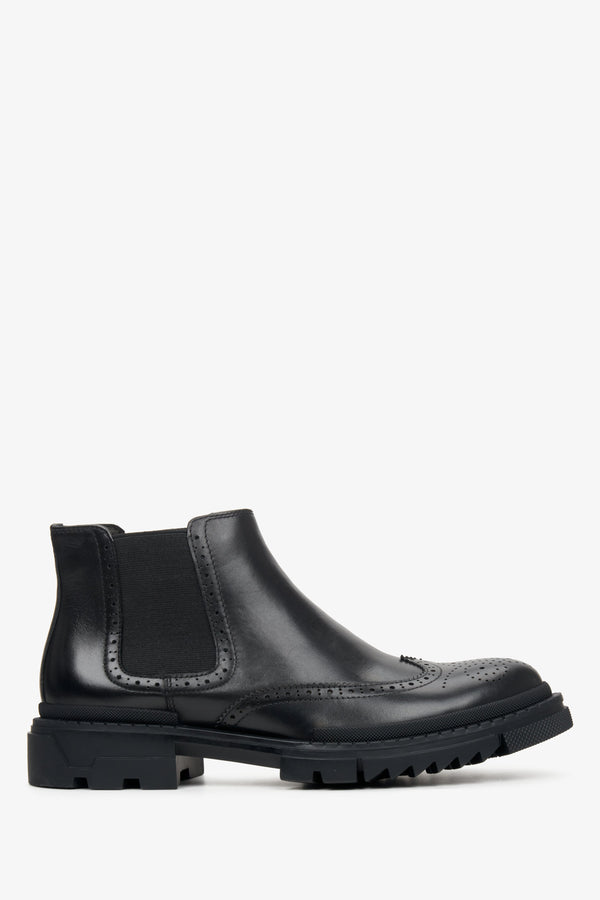 Men's Black Low-cut Ankle Boots Estro ER00112249.