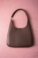 Women's Dark Brown Shopper Bag in Genuine Leather Estro ER00118916.