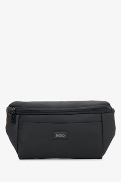 Men's Small Black Waist Bag with Spacious Pockets ER00114158.