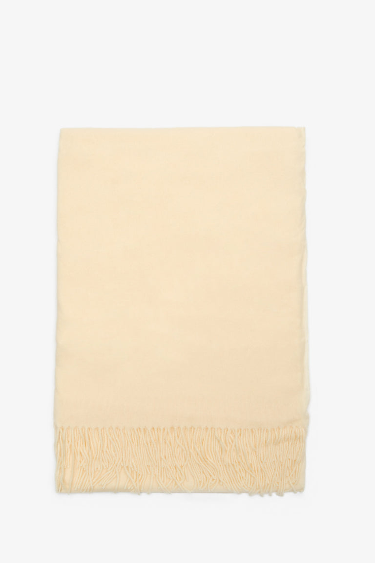 Women's light beige scarf by Estro.