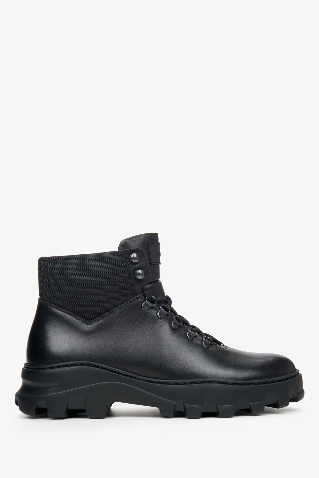 Men's Black Boots made of Genuine Leather Estro ER00114067.