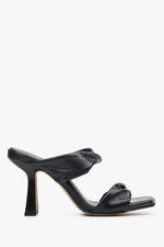 Women's Black High Heel Sandals Estro ER00112402.