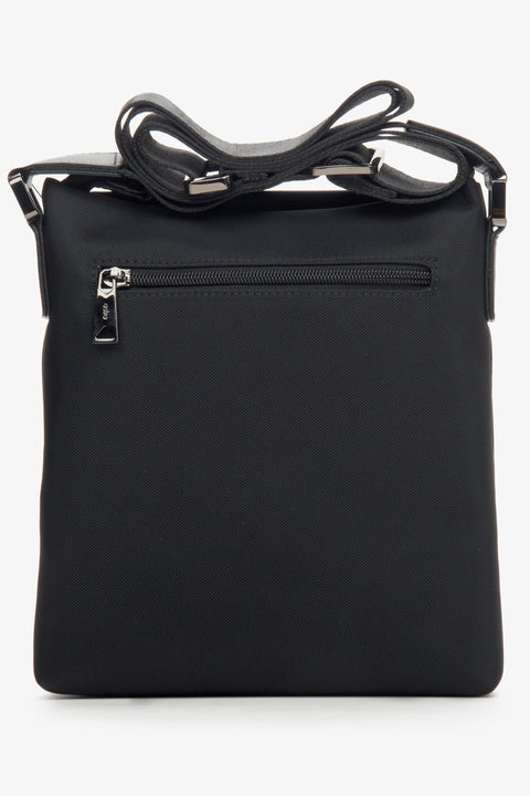  Men's black bag by Estro - reverse side.