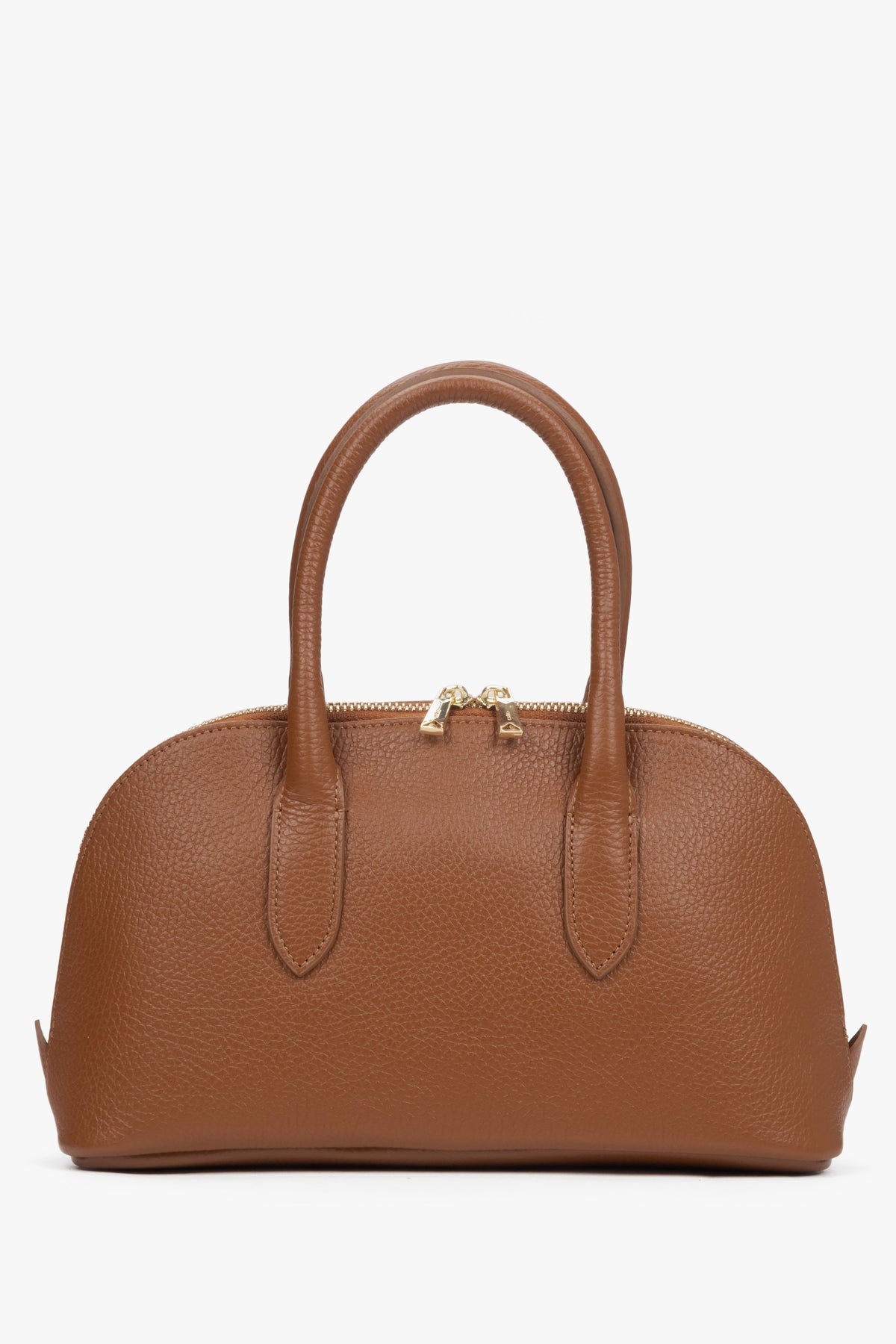 Elegant brown women's premium leather handbag, perfect for any occasion.