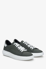 Green Men's Leather Sneakers Estro ER00112367.