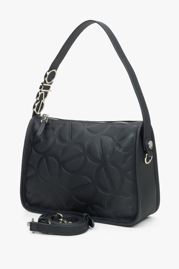 Women's black shoulder bag Estro.