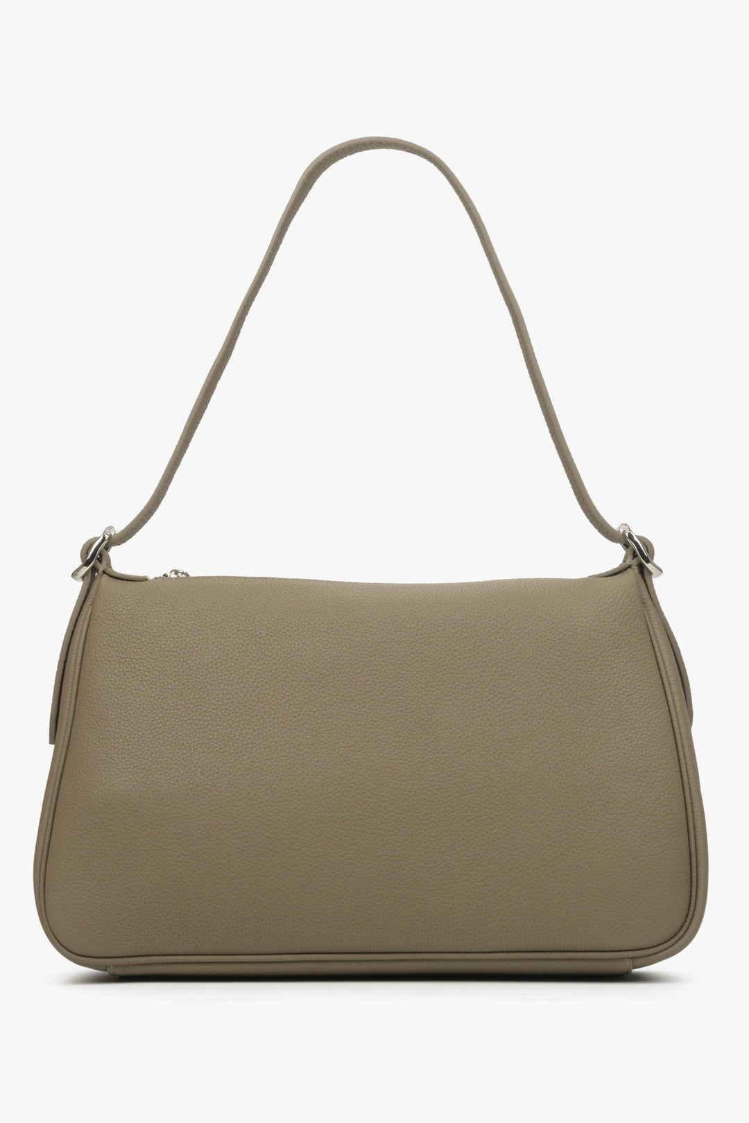 Estro women's handbag in beige-grey colour.