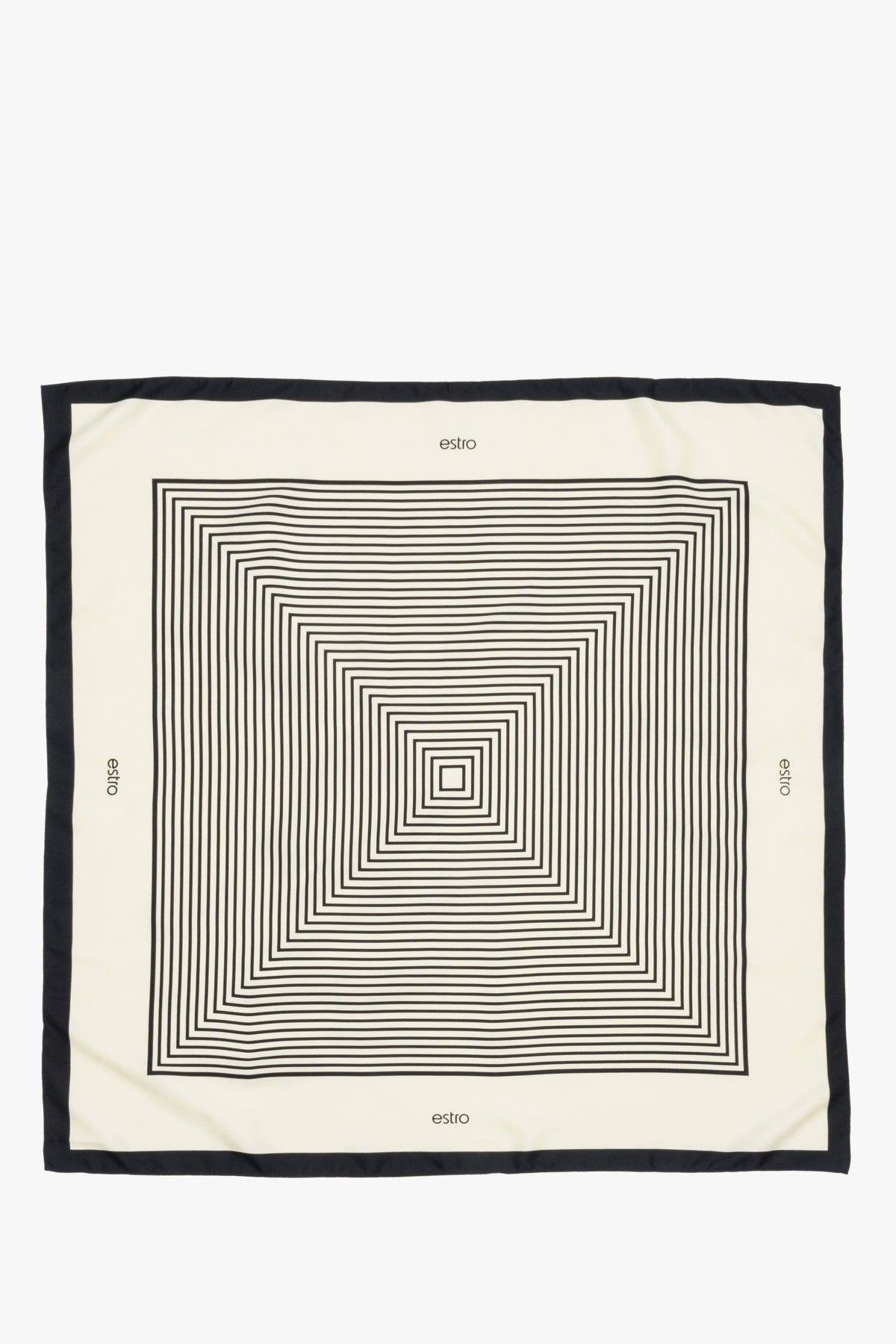 Women's beige-black neckerchief by Estro.