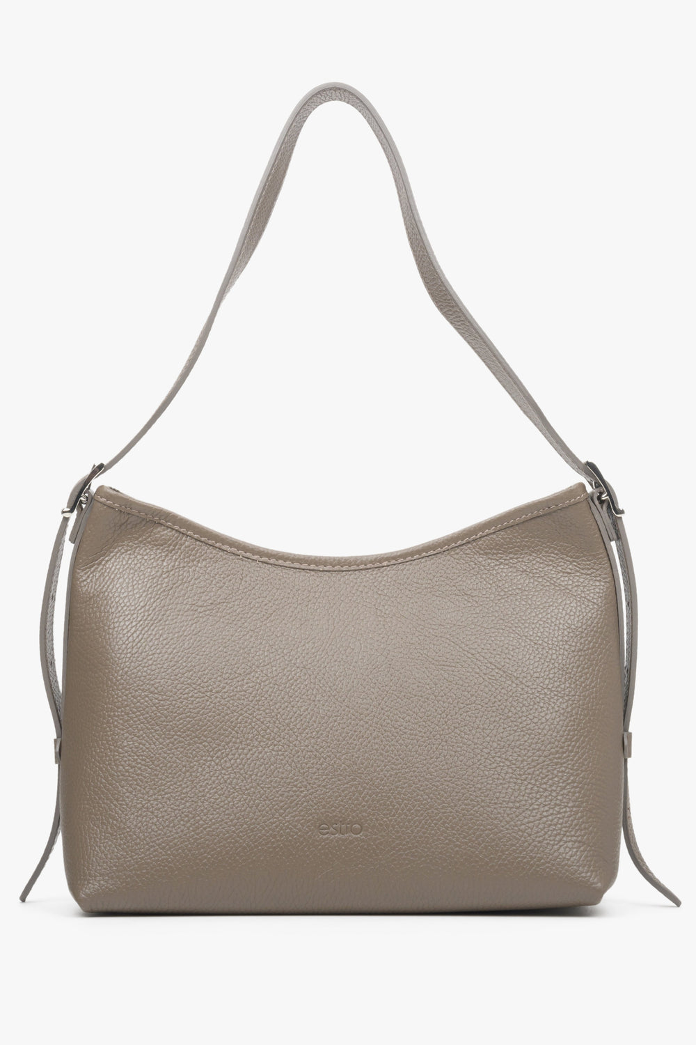 Women's Brown Shoulder Bag made of Genuine Leather Estro ER00113701.