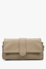 Women's Beige Handbag made of Genuine Italian Leather Estro ER00114309