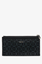 Women's Wristlet made of Genuine Leather in Black Estro ER00113652.