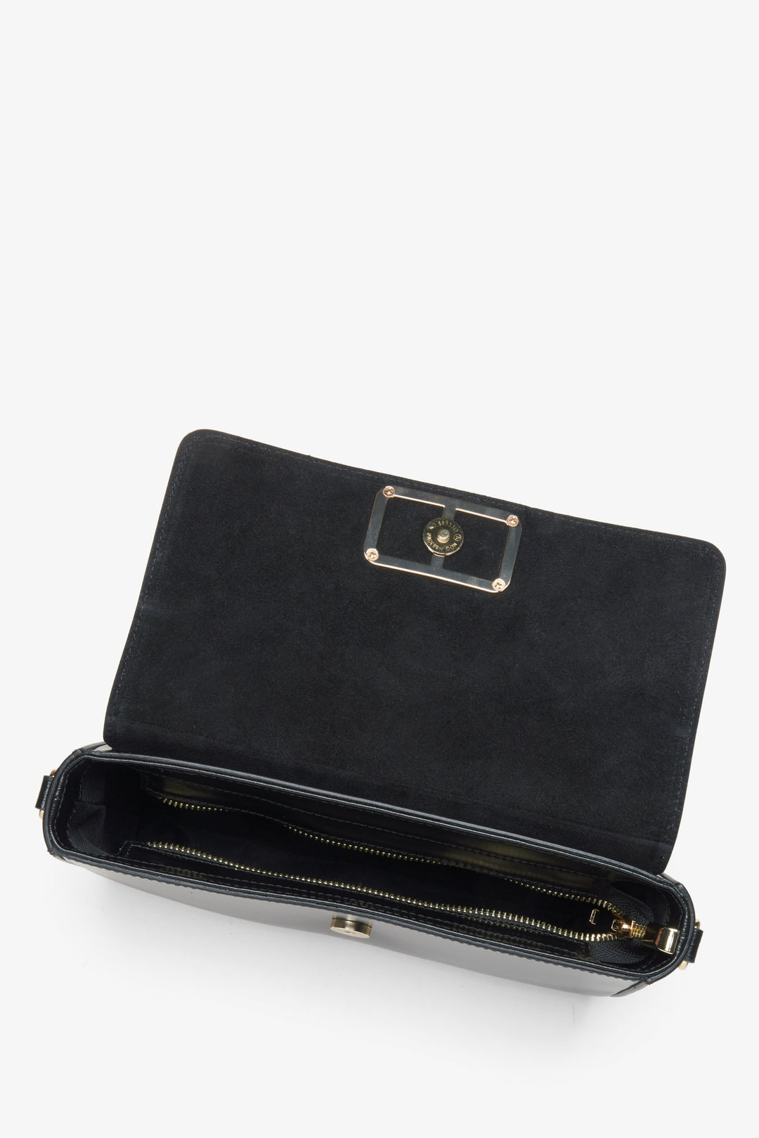 Small women's handbag in black.