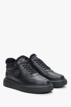 Women's high-top winter sneakers.